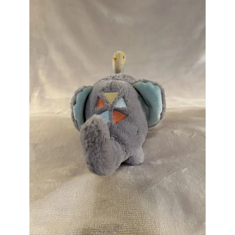 Baby Dumpling Wind-up Whale & Elephant Plush Musical Lovey Toys Stuffed Animal